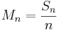 M_n = \frac{S_n}{n}