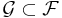 \mathcal{G}\subset\mathcal{F}