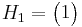  H_1 = \begin{pmatrix} 1 \end{pmatrix}