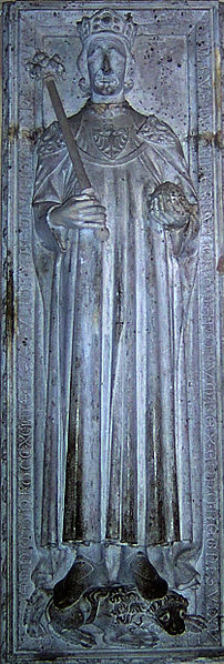 Fil:Grabplatte Rudolfs von Habsburg im Dom zu Speyer.jpg