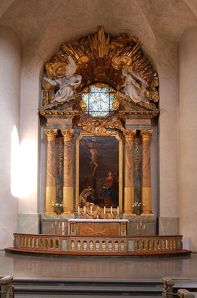 Fil:Hedvig Eleonora kyrka altare.jpg