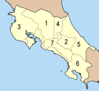 Costa Ricas provinser