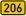 Bundesstraße 206 number.svg