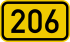 Bundesstraße 206 number.svg