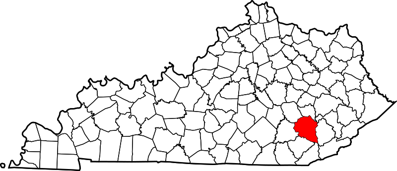 Fil:Map of Kentucky highlighting Clay County.svg