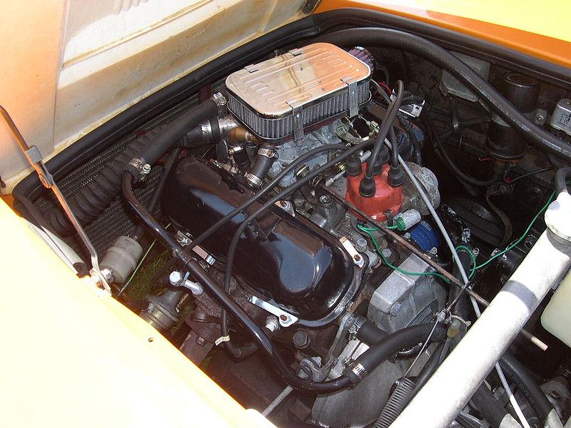 Fil:Saab Sonett III Ford V4 engine.jpg
