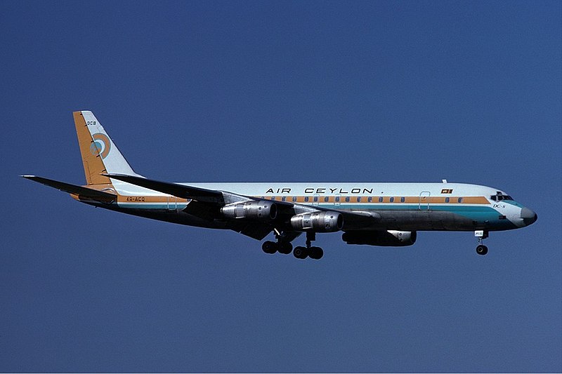 Fil:Air Ceylon Douglas DC-8 at Zurich Airport in June 1977.jpg