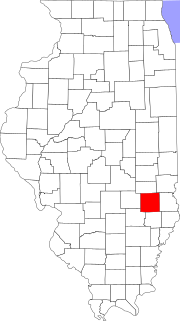 Map of Illinois highlighting Jasper County.svg