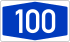 Bundesautobahn 100 number.svg