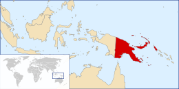 Papua Nya Guineas läge