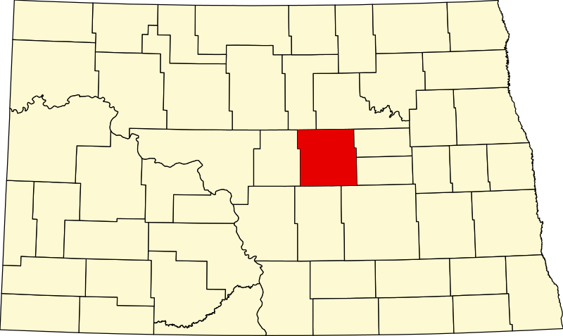 Fil:Map of North Dakota highlighting Wells County.svg