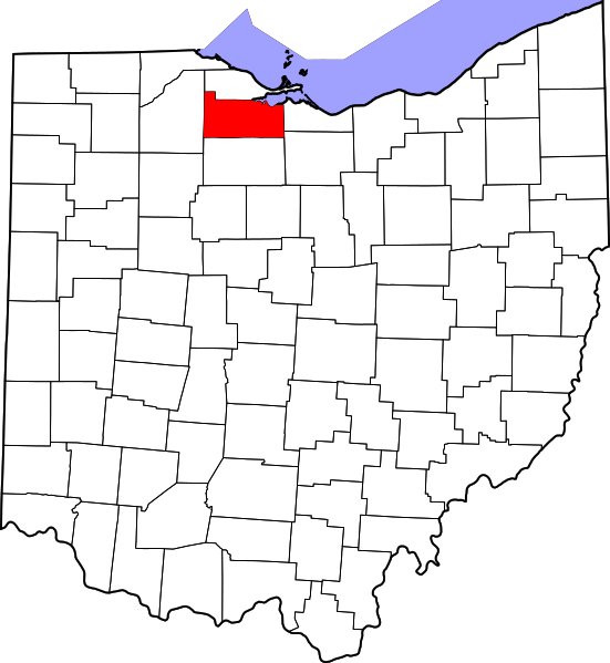 Fil:Map of Ohio highlighting Sandusky County.svg