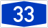 Bundesautobahn 33 number.svg