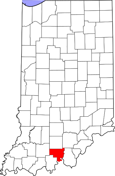 Fil:Map of Indiana highlighting Crawford County.svg