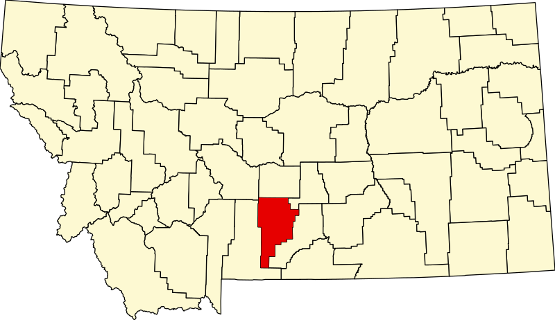 Fil:Map of Montana highlighting Sweet Grass County.svg