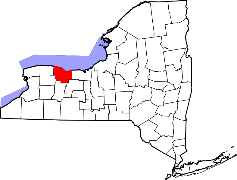 Fil:Map of New York highlighting Monroe County.svg