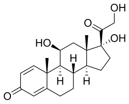 Prednisolone-2D-skeletal.svg