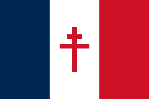 Fil:Flag of Free France 1940-1944.svg