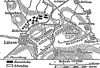 Karta över slaget vid Lützen