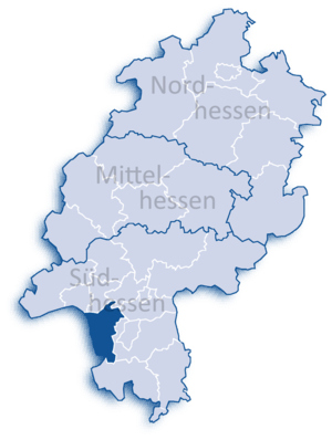 Landkreis Groß-Gerau i Hessen