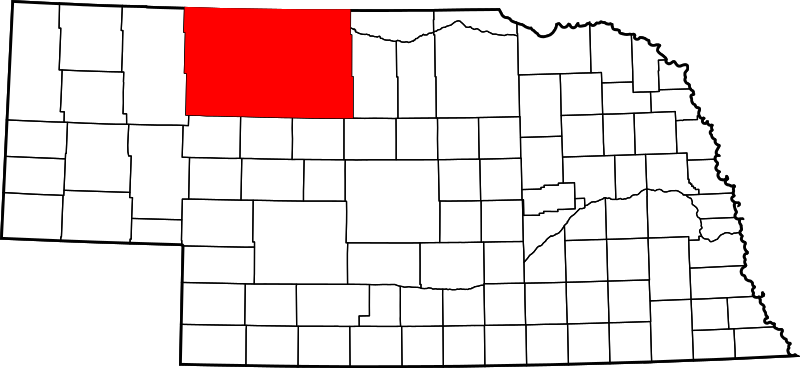 Fil:Map of Nebraska highlighting Cherry County.svg