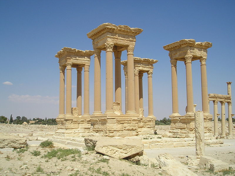 Fil:Palmyra-Tetrapylon.jpg