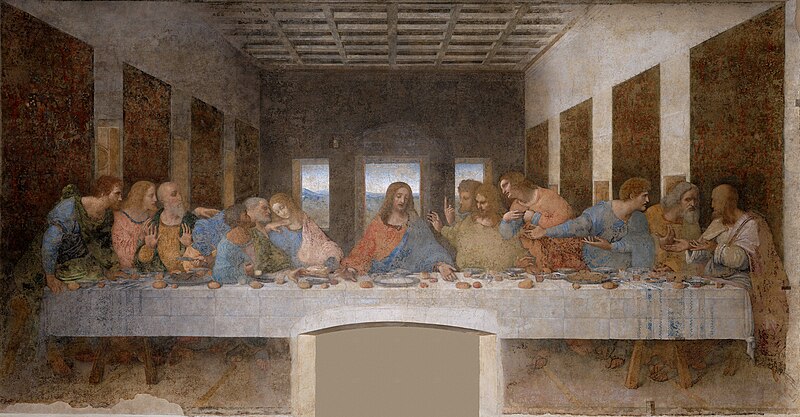 Fil:Leonardo da Vinci (1452-1519) - The Last Supper (1495-1498).jpg