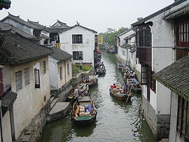 Vy från Zhouzhuang.