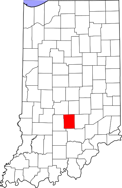 Fil:Map of Indiana highlighting Brown County.svg