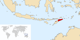 Östtimors läge