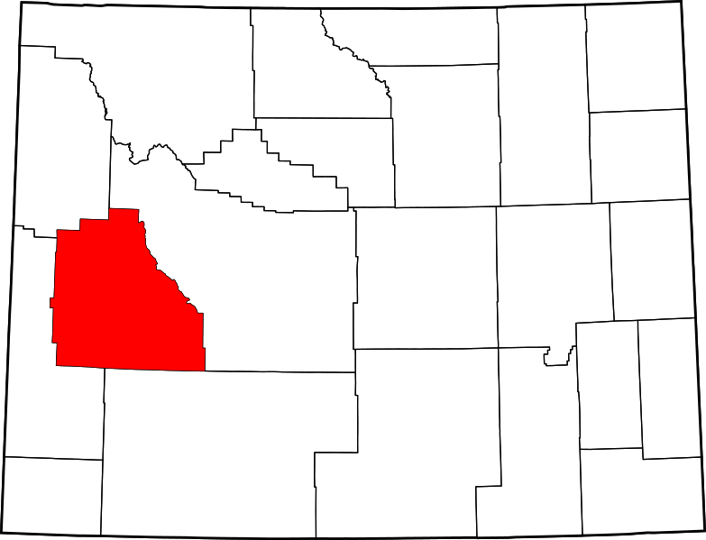 Fil:Map of Wyoming highlighting Sublette County.svg