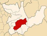 Fil:Location of the province Huánuco in Huánuco.png