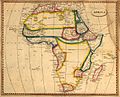Afrikakarta från 1812