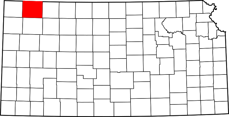 Fil:Map of Kansas highlighting Rawlins County.svg