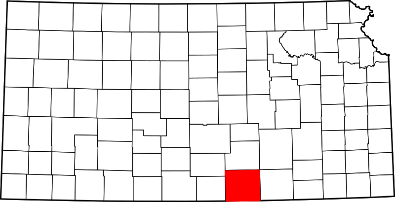 Fil:Map of Kansas highlighting Sumner County.svg