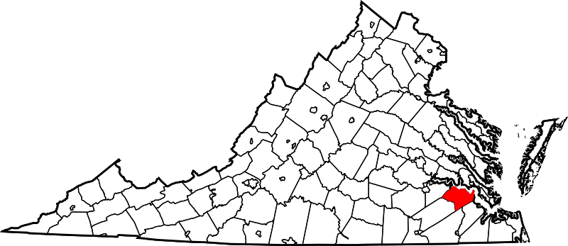 Fil:Map of Virginia highlighting Surry County.svg