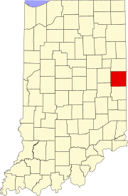 Map of Indiana highlighting Randolph County.svg