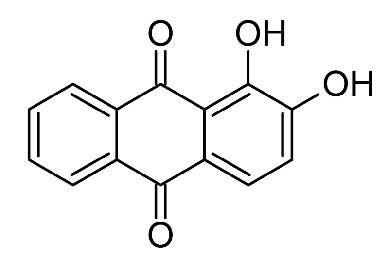 Fil:Alizarin chemical structure.png