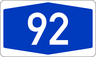 Fil:Bundesautobahn 92 number.svg