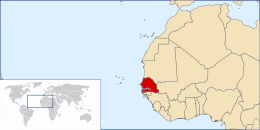 Senegals läge
