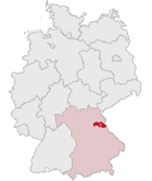Landkreis Neustadt an der Waldnaabs läge i Tyskland