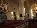 Fil:Sankt Olai kyrka i Norrköping, blick mot sakristians dörr sedd från predikstolen, den 21 november 2005..JPG