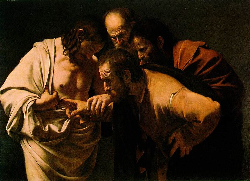 Fil:The Incredulity of Saint Thomas by Caravaggio.jpg
