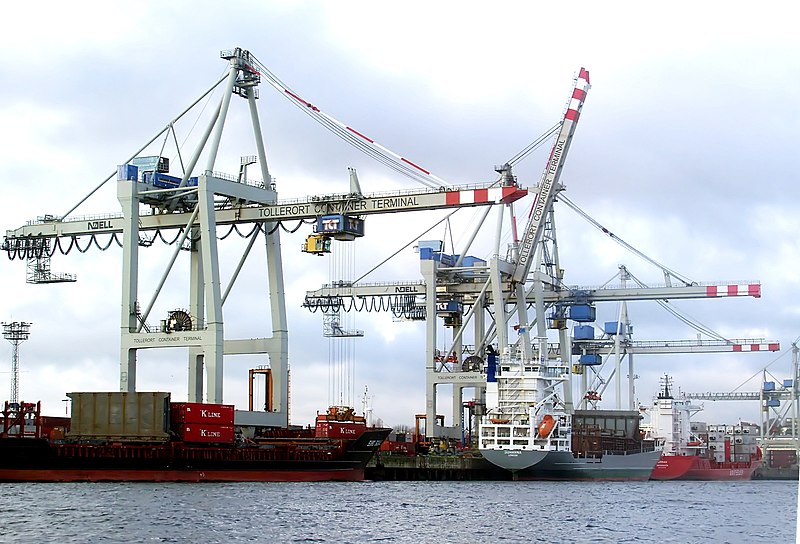 Fil:Hamburg Hafen Containerterminal.jpg