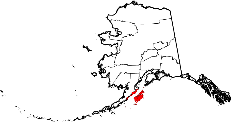 Fil:Map of Alaska highlighting Kodiak Island Borough.svg
