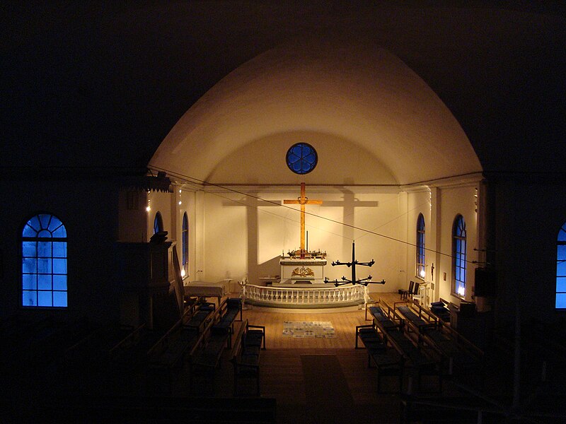 Fil:Vy från orgelläktaren, Sätra brunns kyrka.jpg