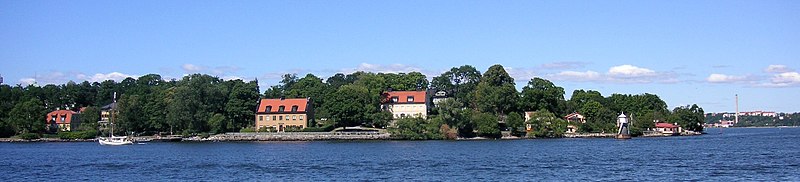 Blockhusudden, vy från Nacka strand. Foto: Holger Ellgaard