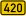 Bundesstraße 420 number.svg