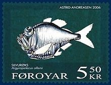 Faroese stamp 547 hatchet fish.jpg