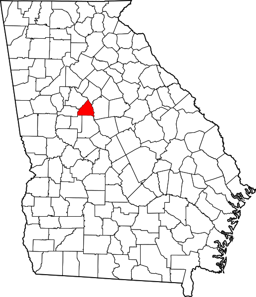 Fil:Map of Georgia highlighting Butts County.svg